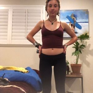 Maroon brandy Melville tank